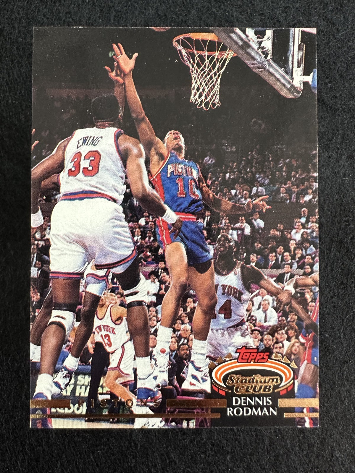 1992–93 Stadium Club Dennis Rodman (#314) NM Rebound King ^GRUMPYBUCK^