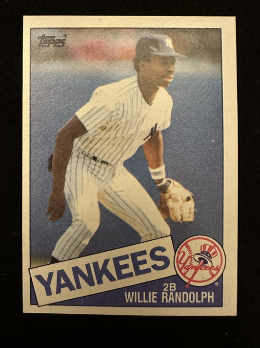 1985 Topps Willie Randolph (#765) NM Yankees Captain, All-Star ^GRUMPYBUCK^