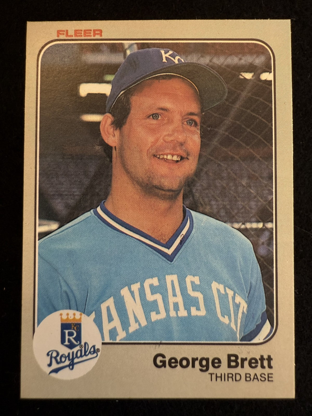 1983 Fleer George Brett (#108) NM HOFer, Royals Great ^GRUMPYBUCK^