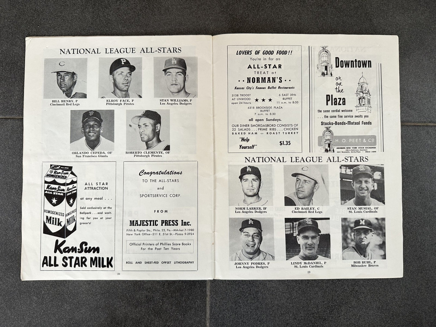 1960 MLB All Star Game Program (Municipal Stadium in Kansas City) ^GRUMPYBUCK^