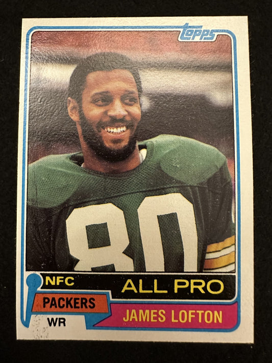 1981 Topps James Lofton (#430) NM HOFer, Packers Deep Threat ^GRUMPYBUCK^