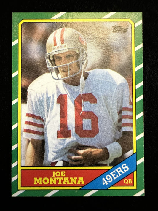1986 Topps Joe Montana (#156 D*) NM HOFer, 49ers Legend ^GRUMPYBUCK^