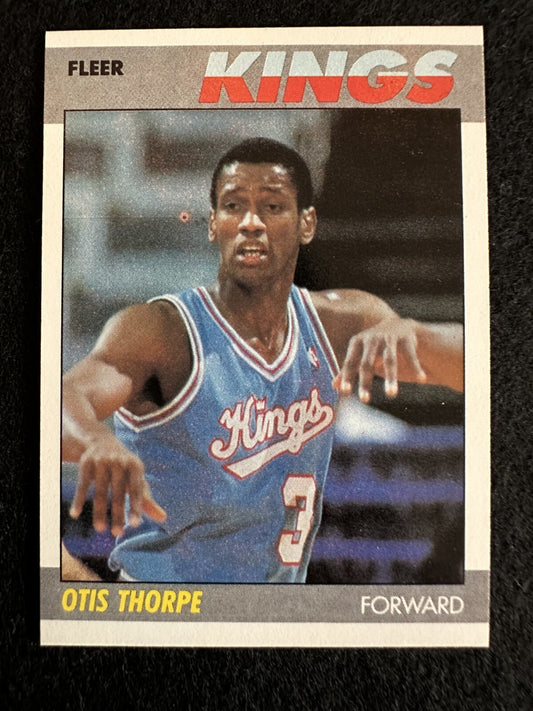 1987–88 Fleer Otis Thorpe (#109) MT Rookie Card, NBA Champ ^GRUMPYBUCK^