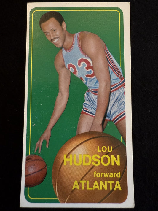 1970-71 Topps Lou Hudson (#30) EX HOFer, All Star, Hawks Great ^GRUMPYBUCK^