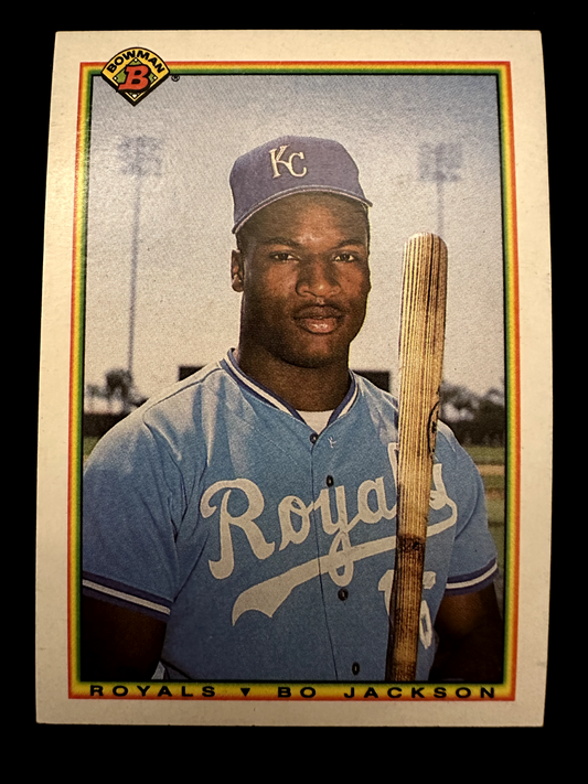 1990 Bowman Bo Jackson (#378) NM All-Star Game MVP, Royals Great ^GRUMPYBUCK^