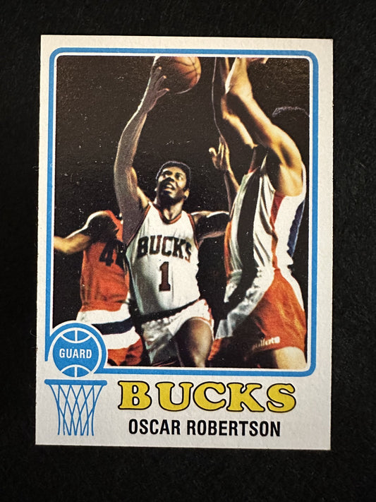 1973–74 Topps Oscar Robertson (#70) NM HOFer, Big O, Legend ^GRUMPYBUCK^