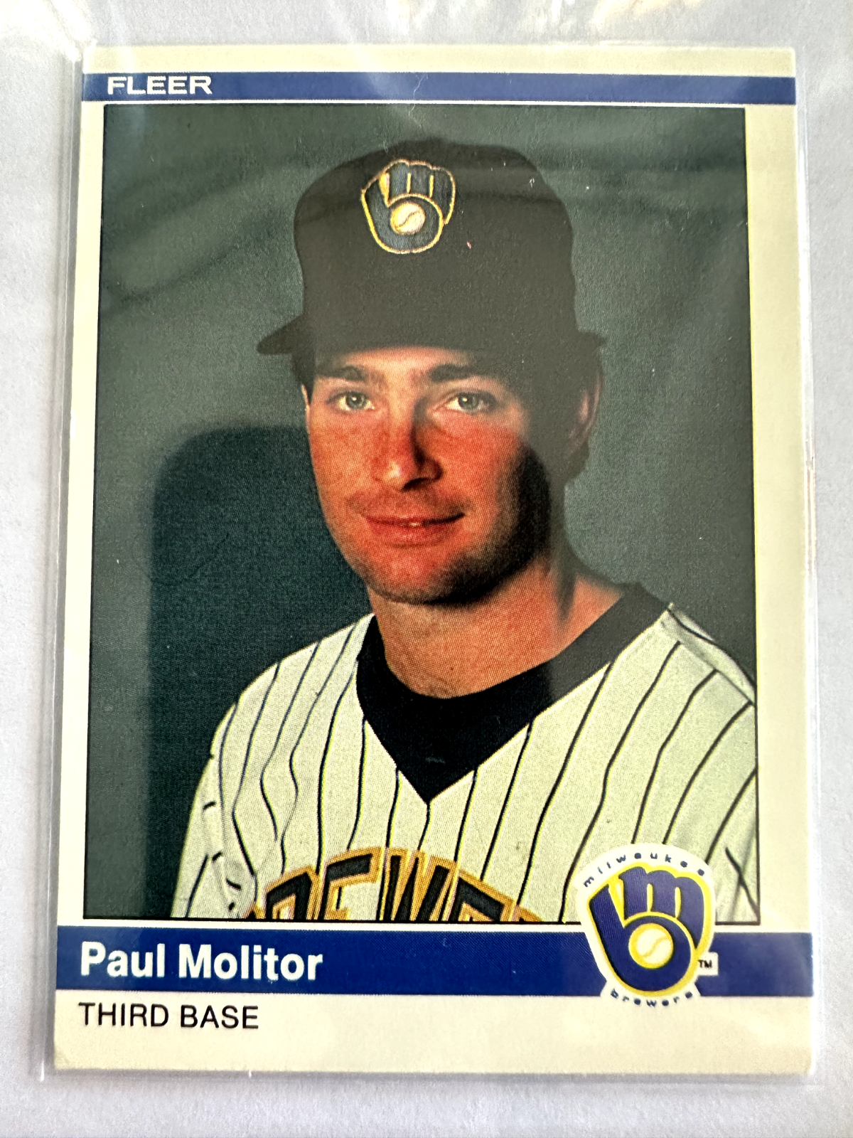 1984 Fleer Paul Molitor #207 – Hall of Fame Legend | 3,000 Hits Club | Pristine