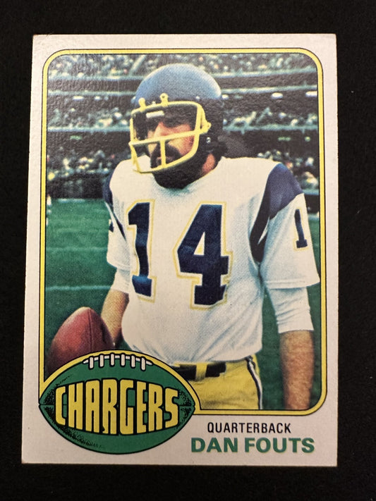 1976 Topps Dan Fouts (#128) EX HOFer, Chargers Great ^GRUMPYBUCK^