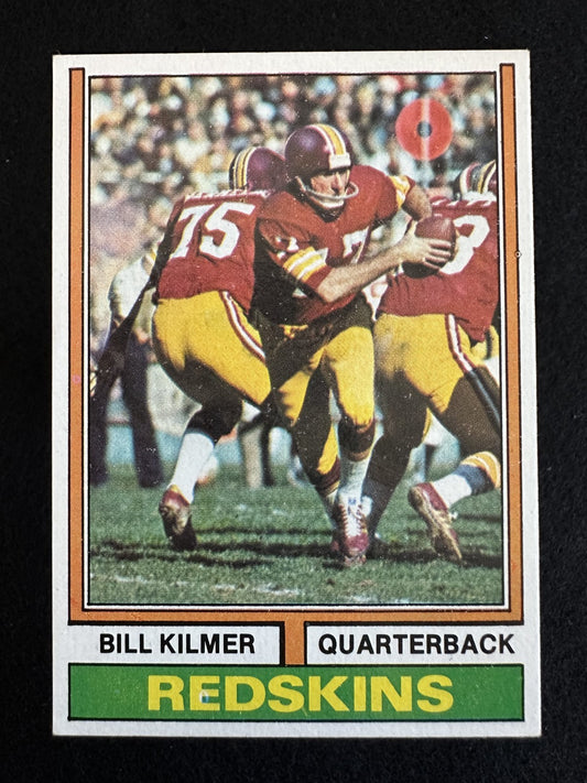 1974 Topps Billy Kilmer (#58) EX Pro Bowl QB, Washington Legend ^GRUMPYBUCK^