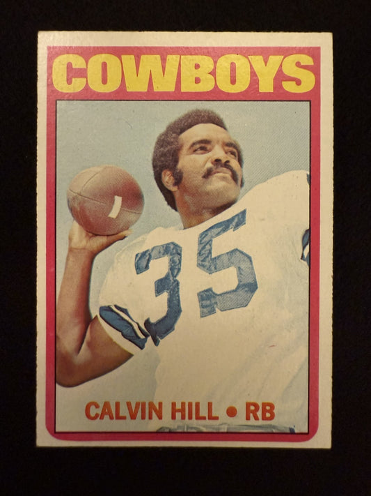 1972 Topps Calvin Hill (#224) EX Pro Bowl RB, Cowboys Power Back ^GRUMPYBUCK^