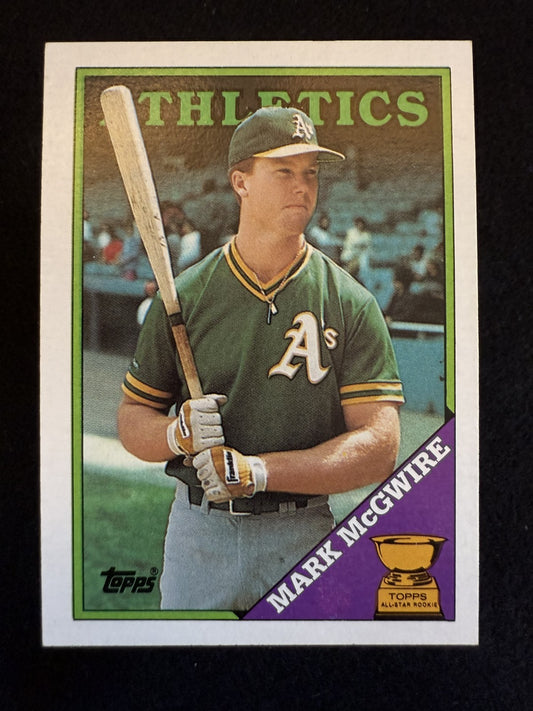 1988 Topps Mark McGwire (#580) NM Rookie Card, Slugger ^GRUMPYBUCK^
