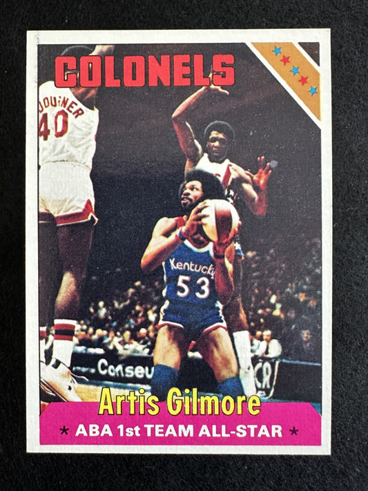 1975–76 Topps Artis Gilmore (#250) NM HOFer, ABA MVP ^GRUMPYBUCK^