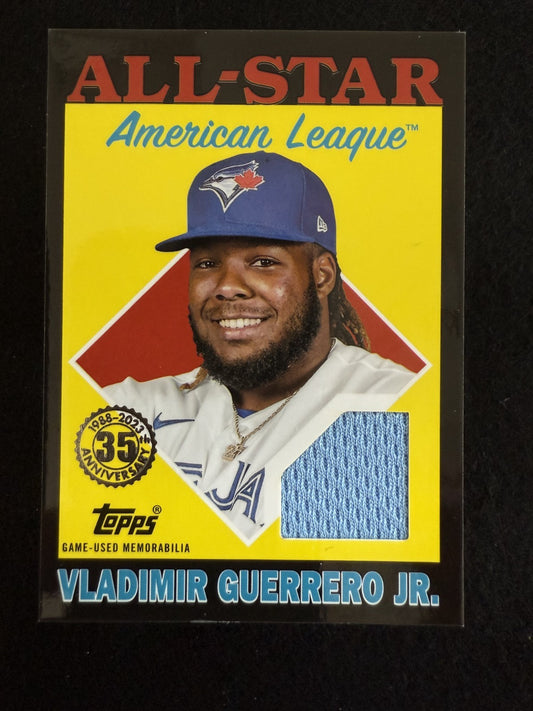 2023 Topps Series 2 Vladimir Guerrero Jr (#88ASR-VG) MINT Relic ^GRUMPYBUCK^