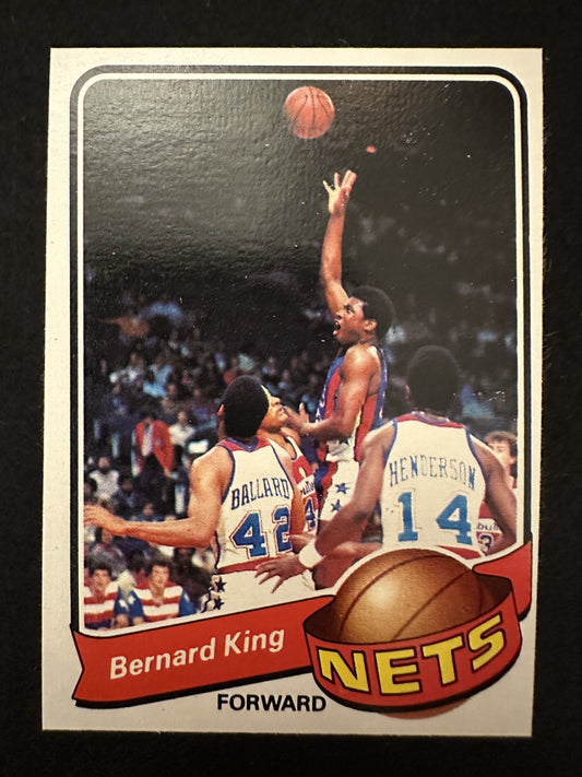 1979-80 Topps Bernard King (#14) NM Scoring Machine, Nets Star ^GRUMPYBUCK^
