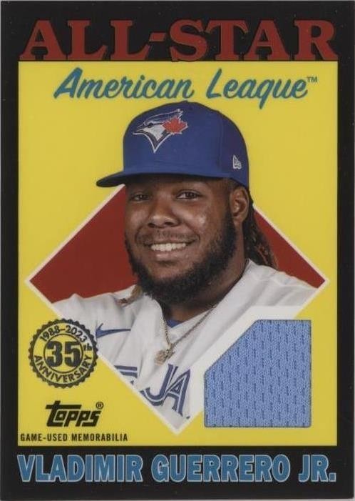 2023 Topps Series 2 Vladimir Guerrero Jr (#88ASR-VG) MINT Relic ^GRUMPYBUCK^