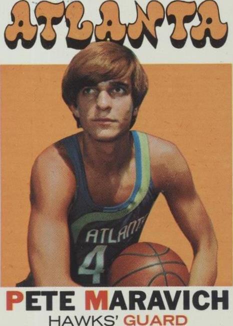 1971-72 Topps Pete Maravich (#55) EX HOFer, “Pistol Pete” ^GRUMPYBUCK^