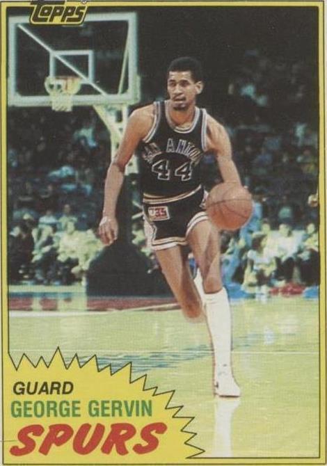 1981–82 Topps George Gervin (#37) NM HOFer, Spurs Legend ^GRUMPYBUCK^