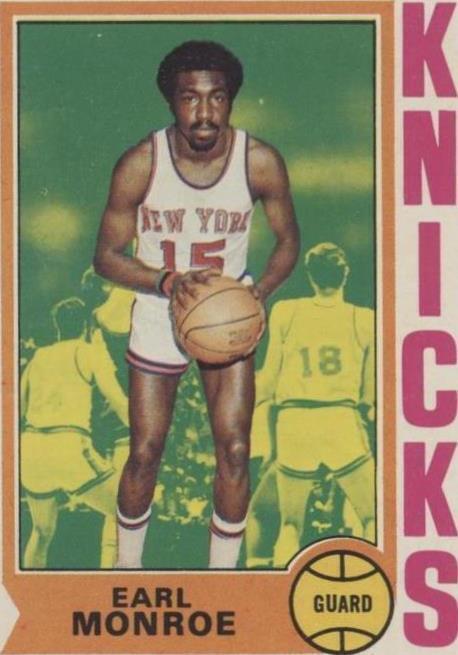 1974-75 Topps Earl Monroe (#25) EX HOFer, Knicks Icon ^GRUMPYBUCK^