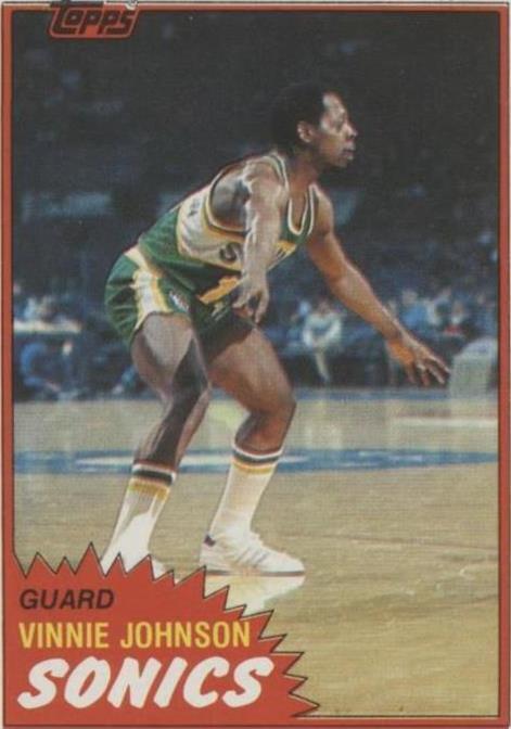 1981–82 Topps Vinnie Johnson (#99W) EX Rookie Card, “Microwave” ^GRUMPYBUCK^