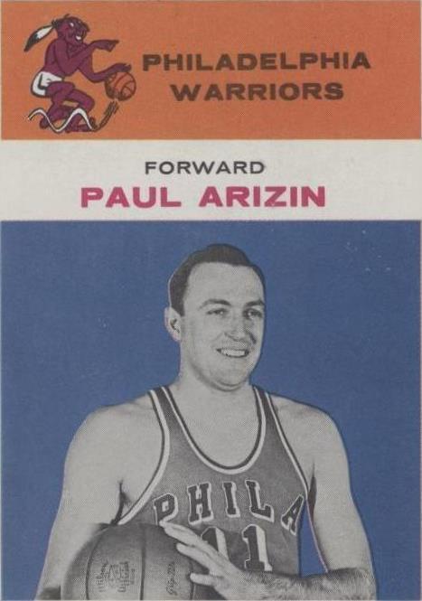 1961-62 Fleer Paul Arizin (#2) EX HOFer, Warriors Scoring Star ^GRUMPYBUCK^