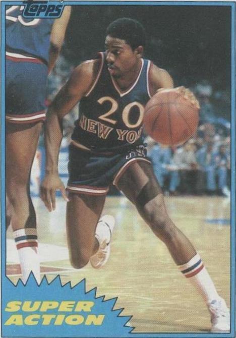 1981-82 Topps Micheal Ray Richardson (#109E) NM All-Star, Knicks ^GRUMPYBUCK^