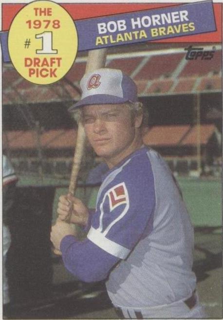 1985 Topps Bob Horner (#276) NM Braves Power Bat, 4-HR Game Legend ^GRUMPYBUCK^
