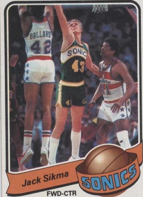 1979-80 Topps Jack Sikma (#66) NM All-Star Center, Sonics Champion ^GRUMPYBUCK^