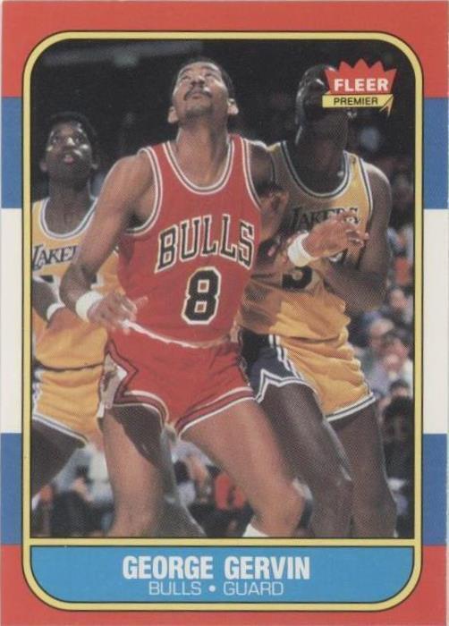 1986-87 Fleer George Gervin (#36) NM HOFer, Iceman, Spurs Legend ^GRUMPYBUCK^
