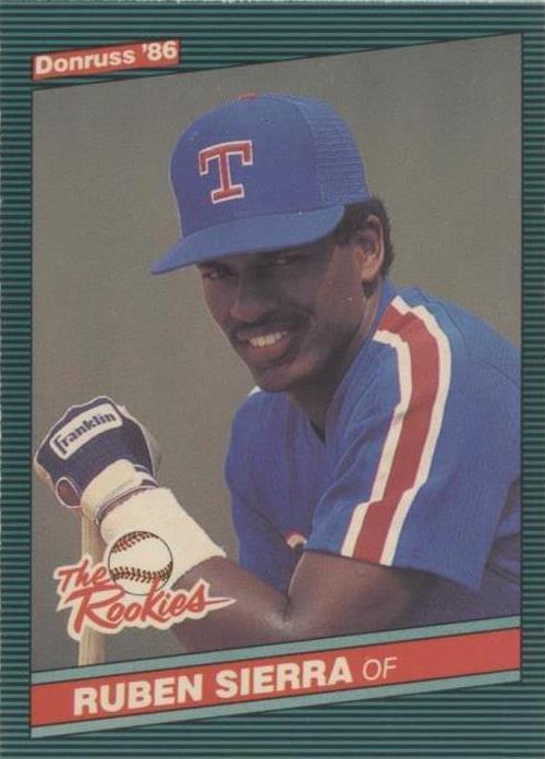 1986 Donruss The Rookies Ruben Sierra (#52) NM RC, Rangers Slugger ^GRUMPYBUCK^