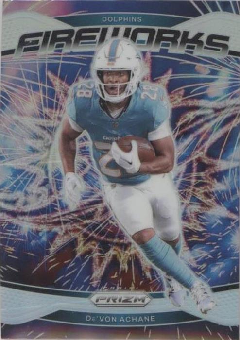 2024 Prizm De’Von Achane (#12) MINT Fireworks Silver ^GRUMPYBUCK^