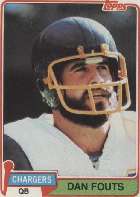 1981 Topps Dan Fouts (#265) NM HOFer, Chargers Great ^GRUMPYBUCK^