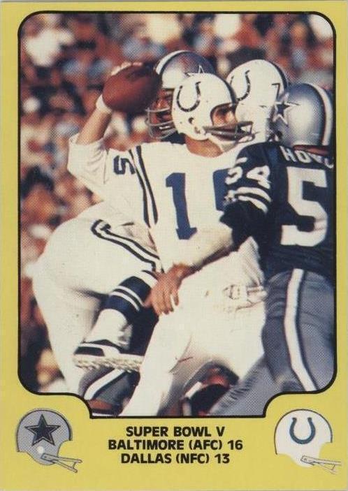 1978 Fleer Team Action Super Bowl V (#61) NM Howley/Morrall ^GRUMPYBUCK^