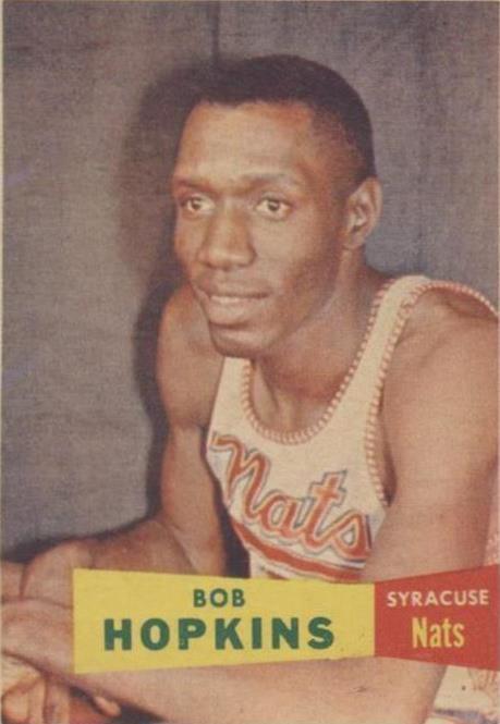 1957-58 Topps Bob Hopkins (#53) EX Rookie Card, Syracuse Nationals ^GRUMPYBUCK^