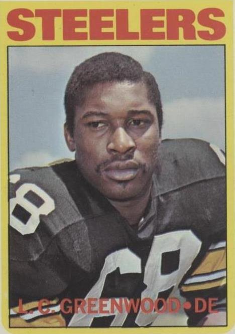 1972 Topps L.C. Greenwood (#101) EX Steeler Great, Rookie Card ^GRUMPYBUCK^