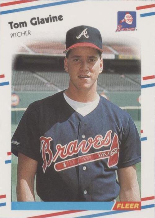 1988 Fleer Tom Glavine (#539) NM Rookie Card, HOFer, Braves Ace ^GRUMPYBUCK^
