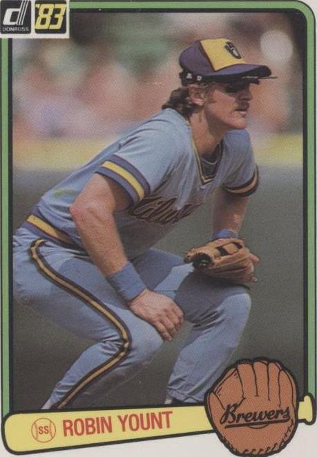 1983 Donruss Robin Yount (#258) NM HOFer, Brewers Legend ^GRUMPYBUCK^