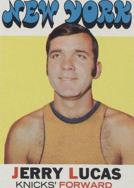 1971-72 Topps Jerry Lucas (#81) EX Knicks Legend, HOFer ^GRUMPYBUCK^