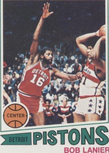 1977–78 Topps Bob Lanier (#61) EX HOFer, Pistons Star ^GRUMPYBUCK^