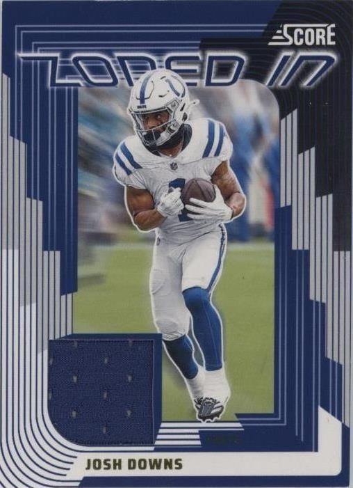 2025 Score Josh Downs (#ZON-JDS) MINT Jersey Relic Zoned In ^GRUMPYBUCK^
