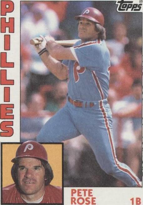 1984 Topps Pete Rose (#300) EX Hit King, Charlie Hustle ^GRUMPYBUCK^