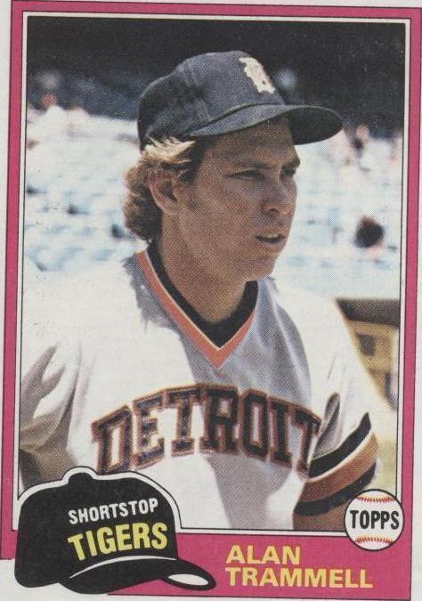 1981 Topps Alan Trammell (#709) NM HOFer, Tigers Shortstop ^GRUMPYBUCK^