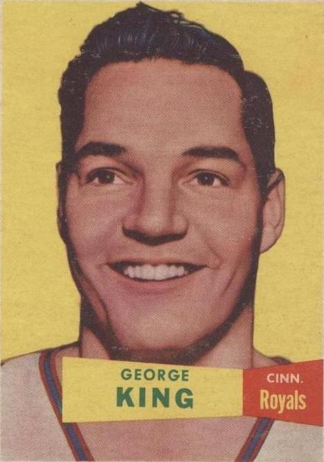 1957-58 Topps George King (#6) EX Rookie Card, Syracuse Nationals ^GRUMPYBUCK^