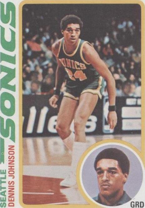 1978–79 Topps Dennis Johnson (#78) NM Rookie Card, NBA Champion ^GRUMPYBUCK^