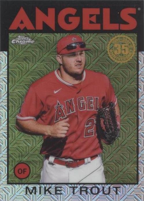 2021 Topps Update Mike Trout 1986 Chrome MINT Silver Pack ^GRUMPYBUCK^