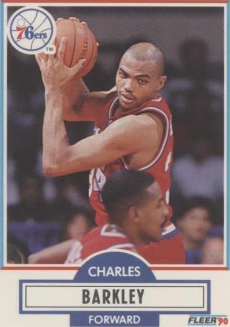 1990-91 Fleer Charles Barkley (#139) NM HOFer, Sixers Star ^GRUMPYBUCK^