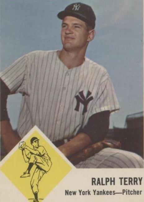1963 Fleer Ralph Terry (#26) EX Yankees Pitcher, 1962 WS MVP ^GRUMPYBUCK^