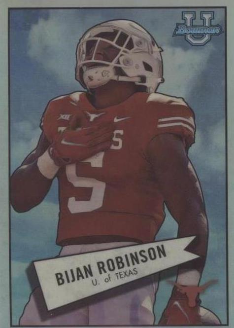 2022 Bowman U Chrome Bijan Robinson (#52BF-18) NM Rookie Card ^GRUMPYBUCK^