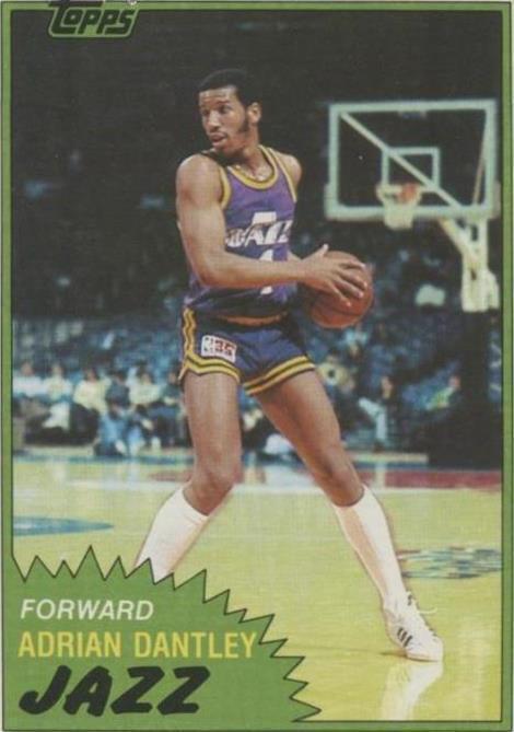 1981-82 Topps Adrian Dantley (#40) NM HOFer, Scorer, Jazz Star ^GRUMPYBUCK^