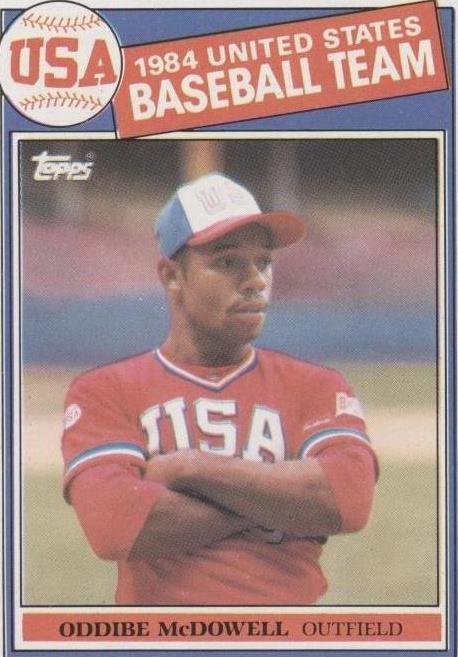 1985 Topps Oddibe McDowell (#400) NM Rookie Card, 1984 Olympics ^GRUMPYBUCK^