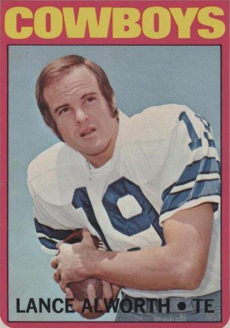 1972 Topps Lance Alworth (#248) NM HOFer, Chargers Legend ^GRUMPYBUCK^